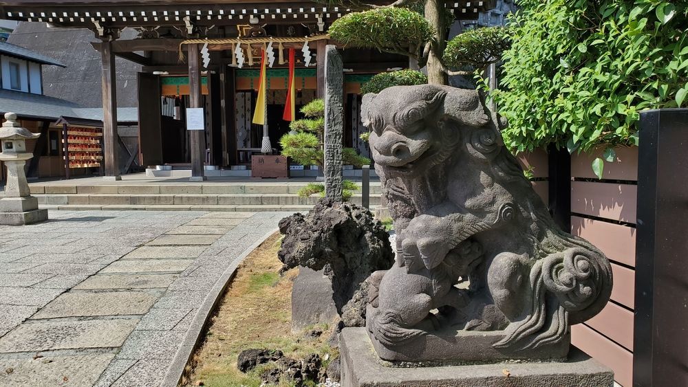 杉山神社・横浜水天宮の狛犬