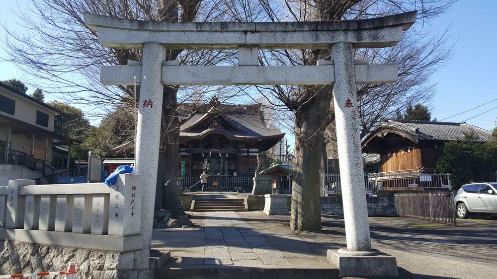 瀧野川八幡神社 鳥居