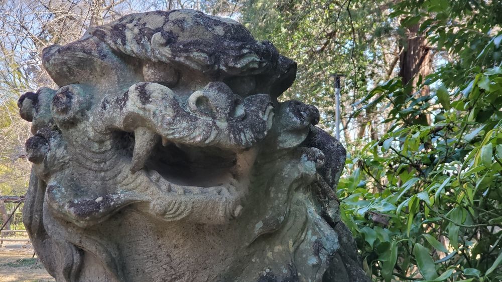 青葉神社の狛犬