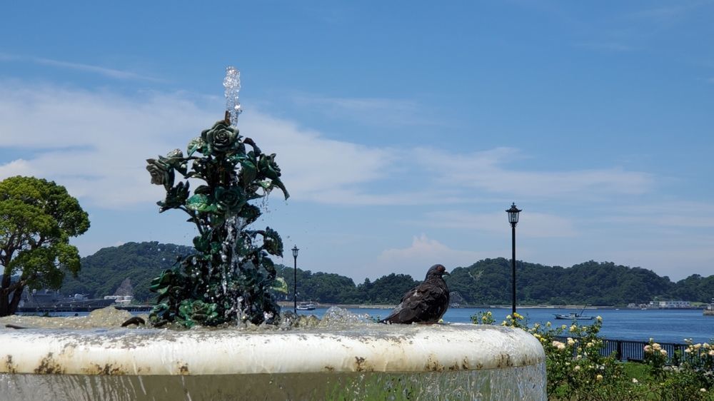 ヴェルニー公園の噴水