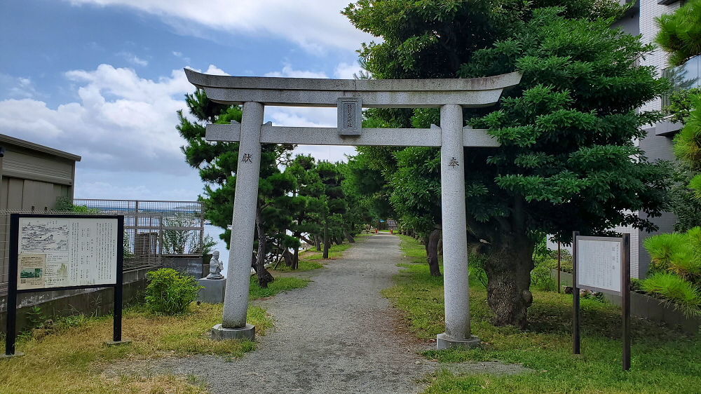 琵琶嶋神社 鳥居