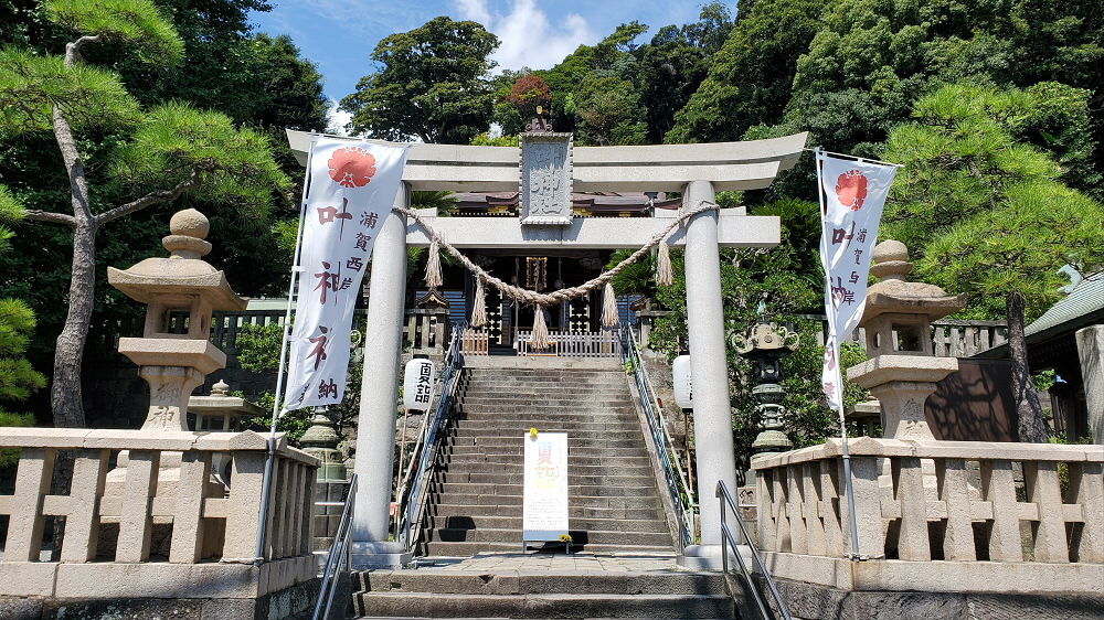 西岸叶神社 境内の様子