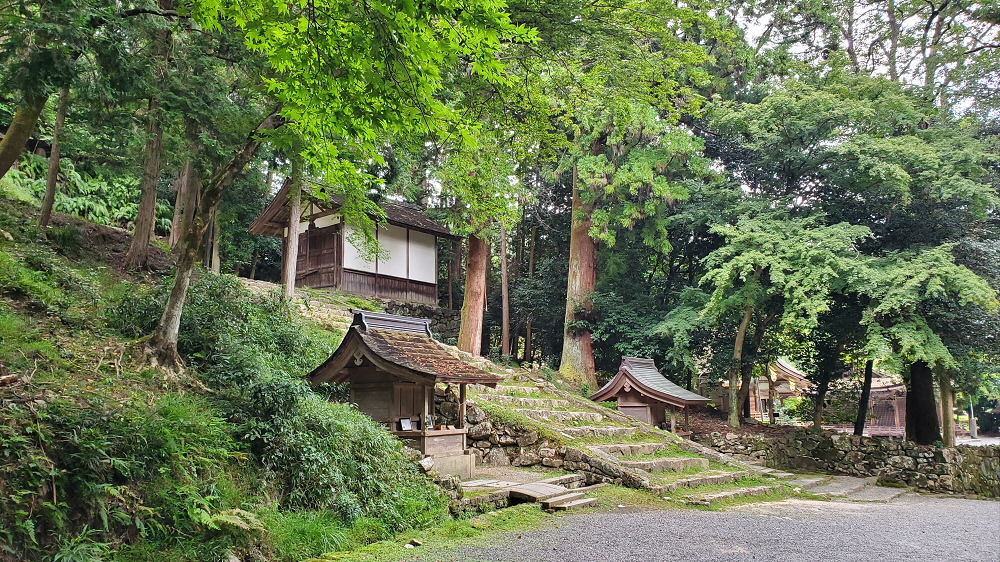 日吉大社 奥宮への石段