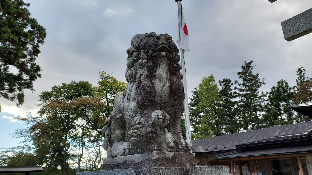 花巻神社 狛犬