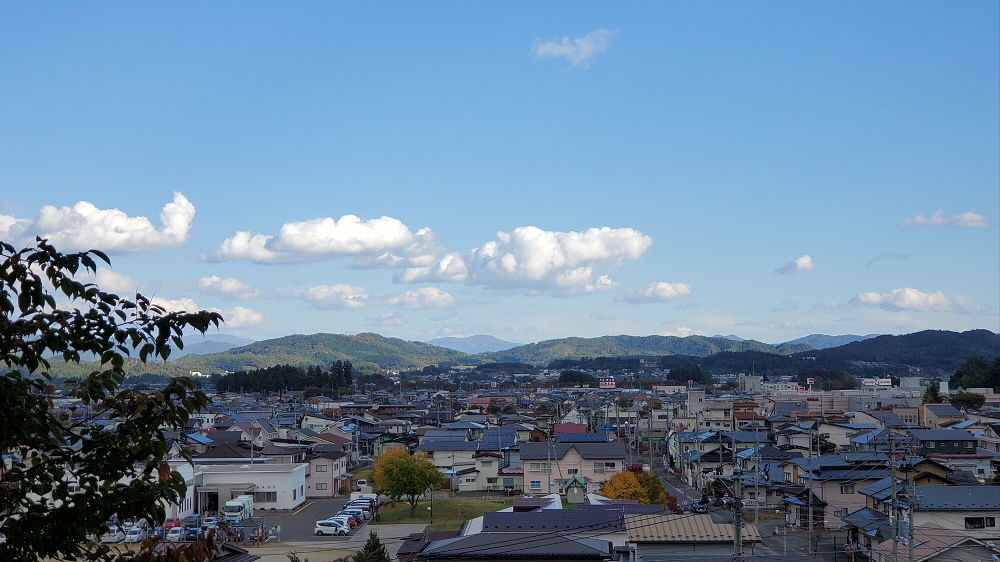 花巻神社から見た景色