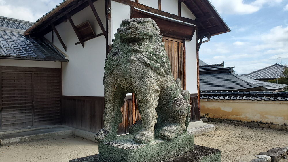 滋賀県・大将軍神社 狛犬