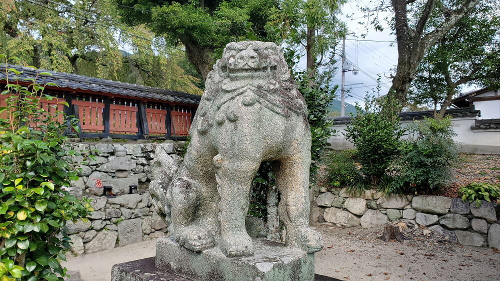 滋賀県・大将軍神社 狛犬