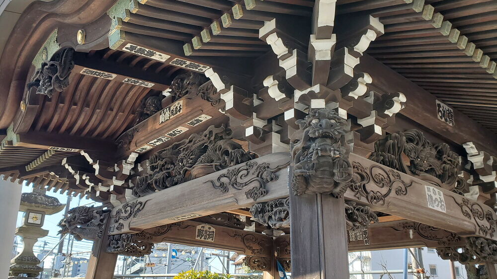 白旗神社 手水舎