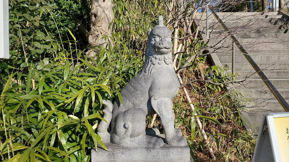 白旗神社 狛犬