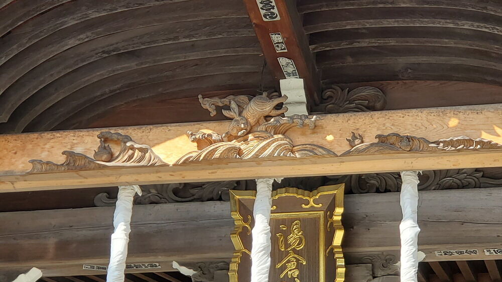 湯倉神社 社殿彫刻