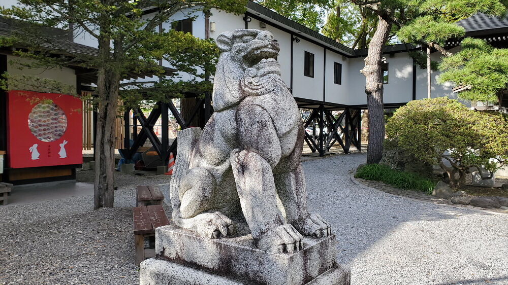 湯倉神社 狛犬