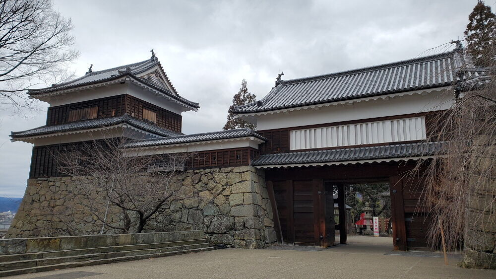 上田城 東虎口櫓門・南櫓