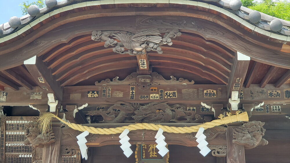 日枝大神社 社殿彫刻