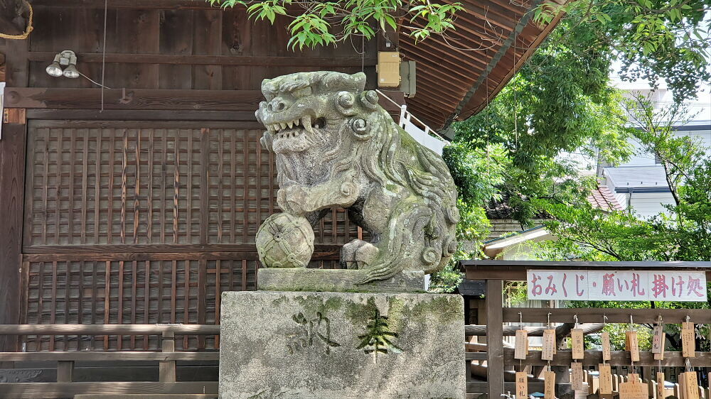 阿邪訶根神社 狛犬