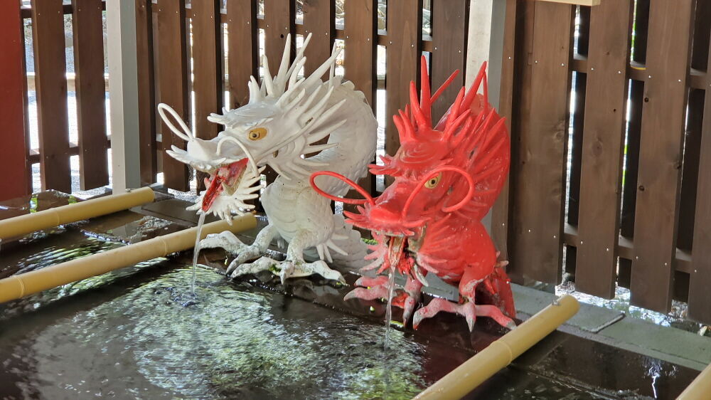 伊豆山神社 手水舎