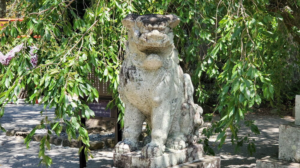 伊豆山神社 狛犬