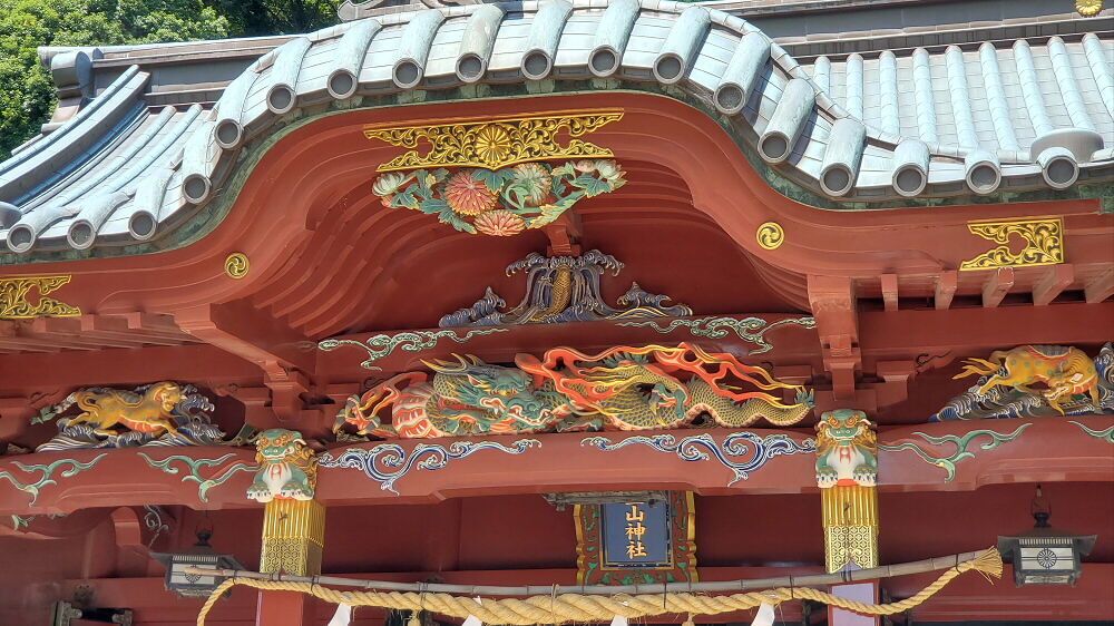 伊豆山神社 社殿彫刻