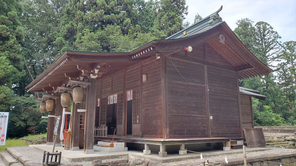 伊佐須美神社 仮社殿