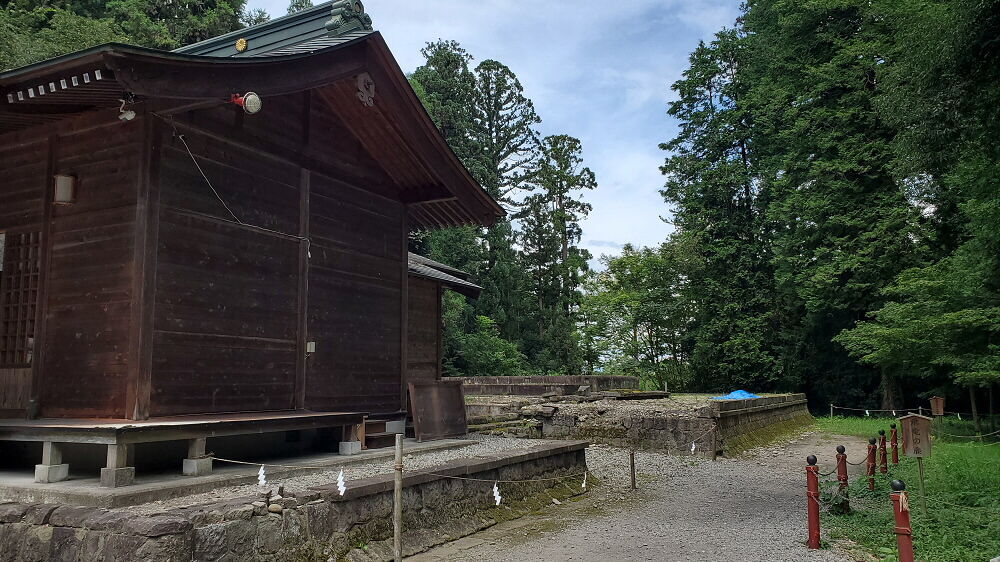 伊佐須美神社 仮社殿