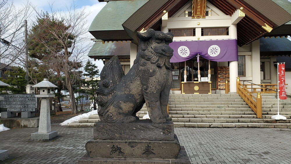 烈々布神社 狛犬