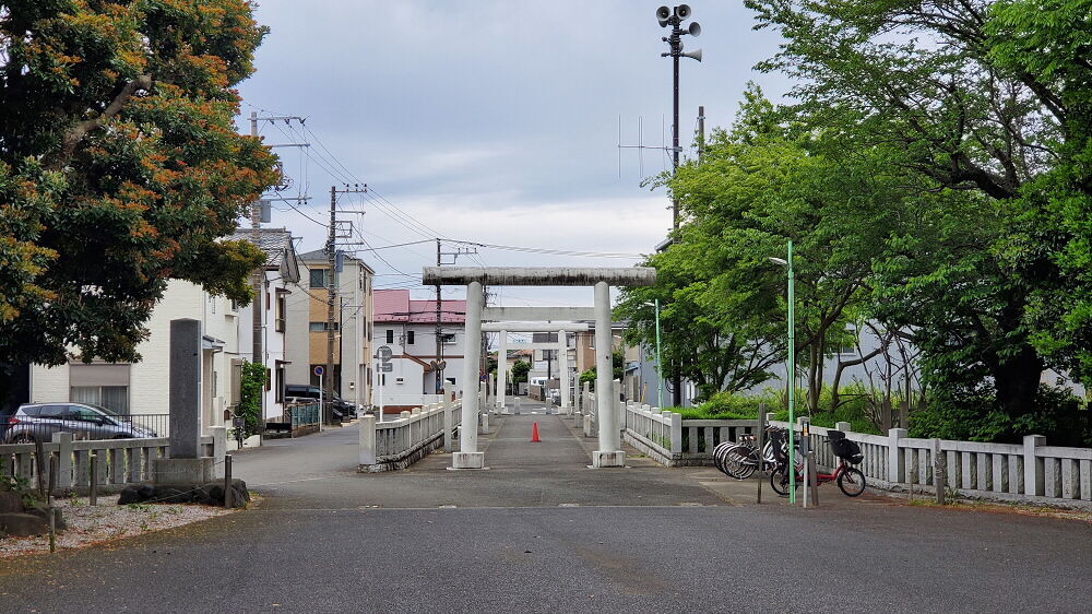 鵠沼皇大神宮 参道