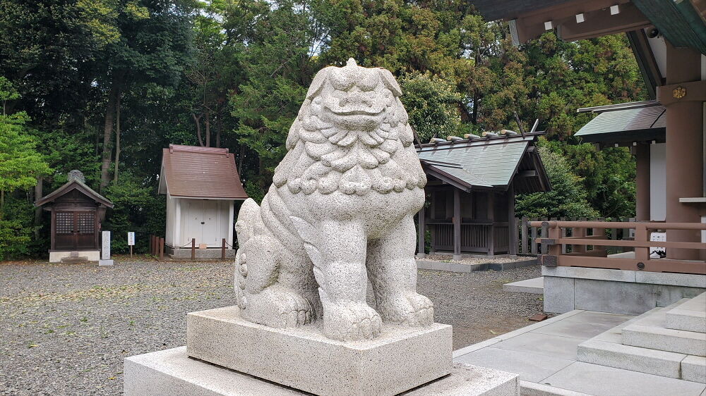 鵠沼皇大神宮 狛犬