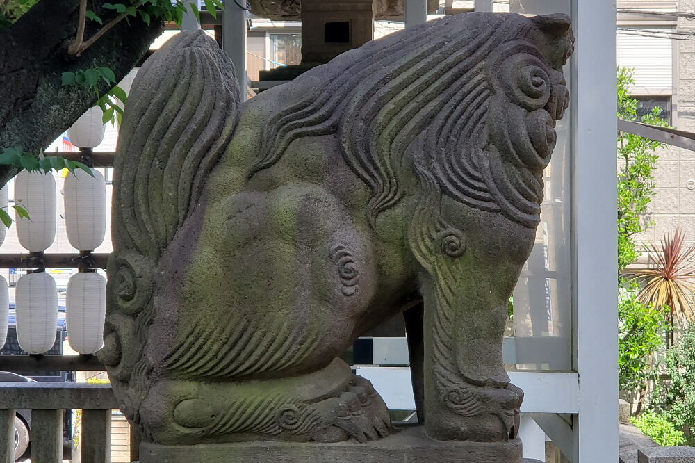 旗岡八幡神社 狛犬
