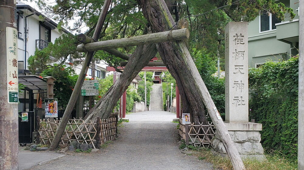 荏柄天神社 参道