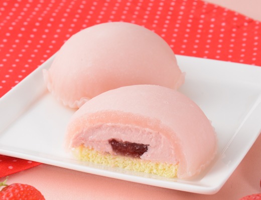 ひろこママ　1072 胸当て付エプロン　いちご大福　アイスクリーム あまおうのクリーム いちご大福 | 無人販売店｜NIKU SPOT 広島皆実店