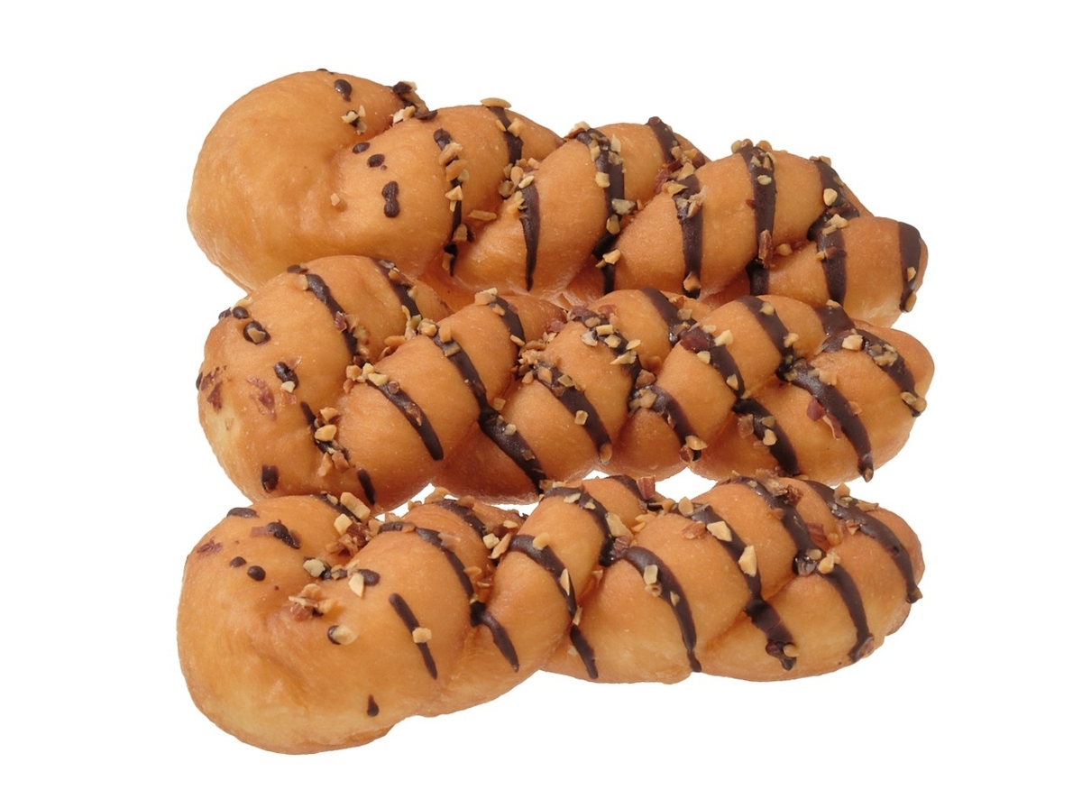 セブンイレブンから「セブンプレミアム チョコがけツイストドーナツ 3