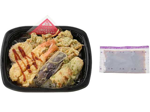 セブンイレブンから「5品目の天丼」が新登場！海老天・なす天