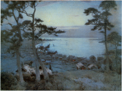 三宅克己の洋行の成功がきっかけになり、日本の水彩画家たちはあいつい