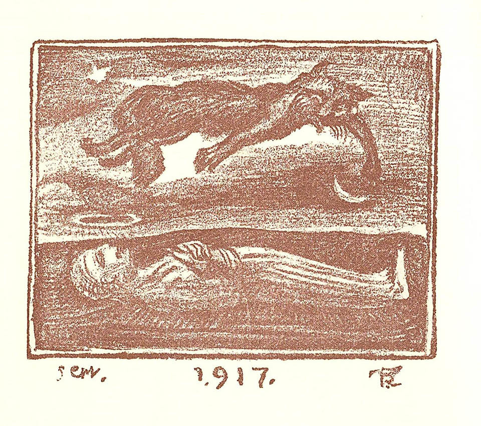 101冊の挿絵のある本（44）…岸田劉生：挿絵『カチカチ山と花咲爺』の