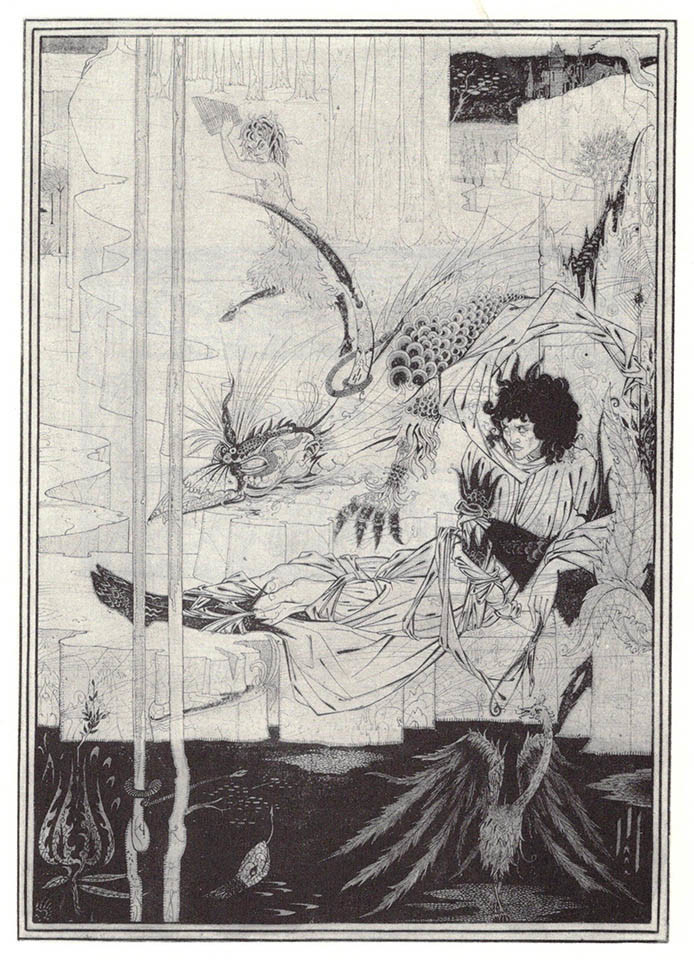 書棚から一冊・挿絵のある本（94）その1….オーブリー・ビアズリー：画