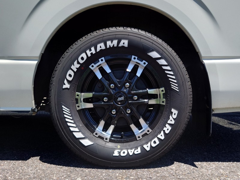 ハイエース YOKOHAMA PARADA PA03のホワイトレターの白を復活する方法