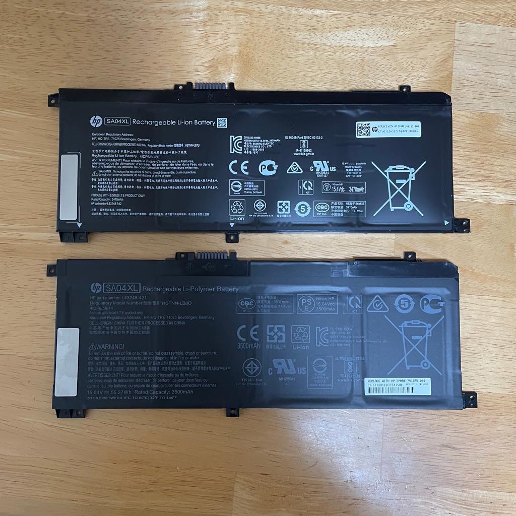 HP ENVY X360（15-ds0000）のバッテリーをDIY交換 - 早期リタイア3年生 