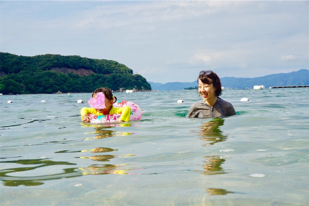 f:id:shino_mizobuchi:20170824235939j:image 手の浦海水浴場