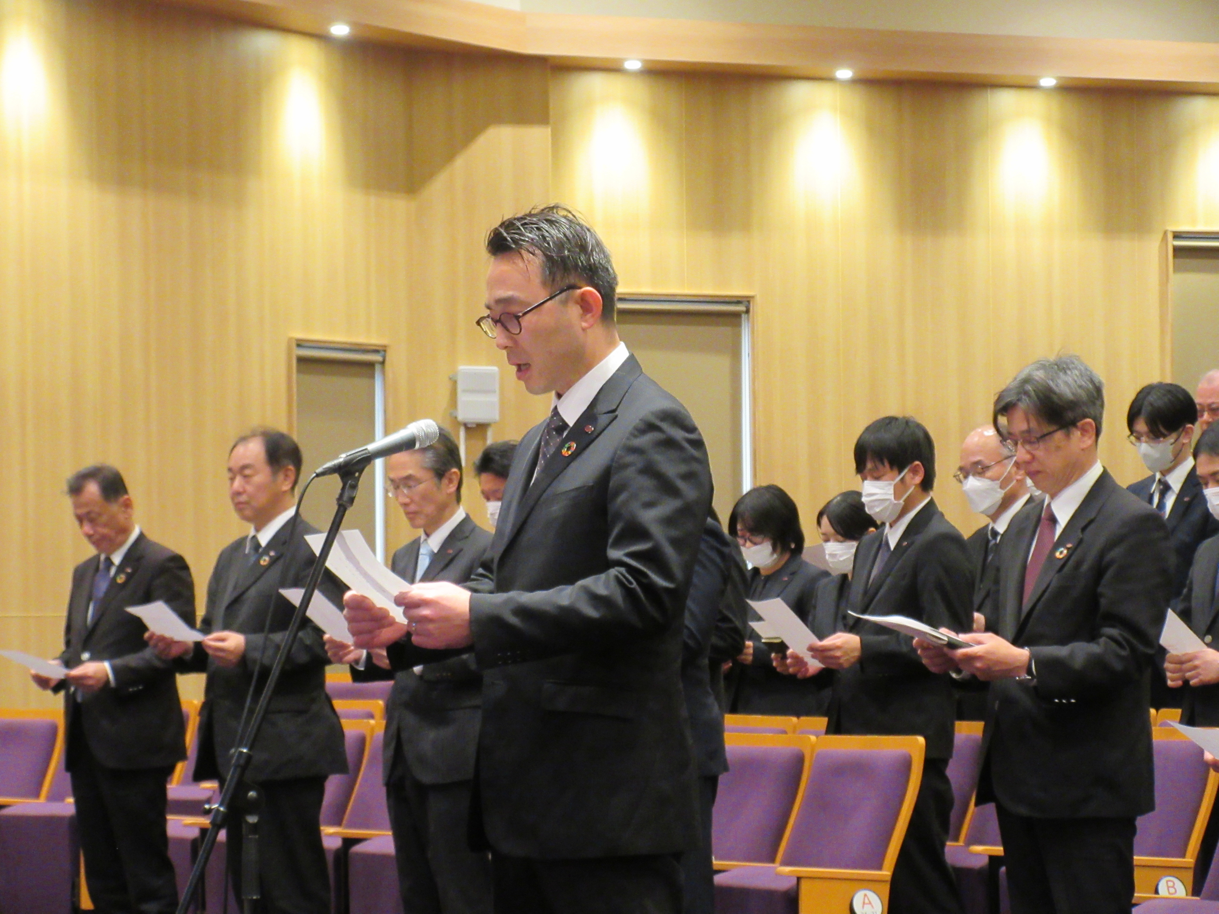 4月度総合朝礼 - 一条真也の新ハートフル・ブログ