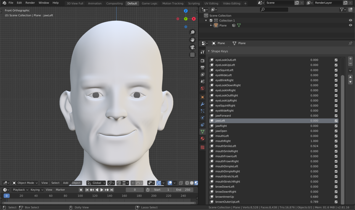 Arkitで自作3dモデルの表情トラッキングしたい 鹿太郎といっしょ