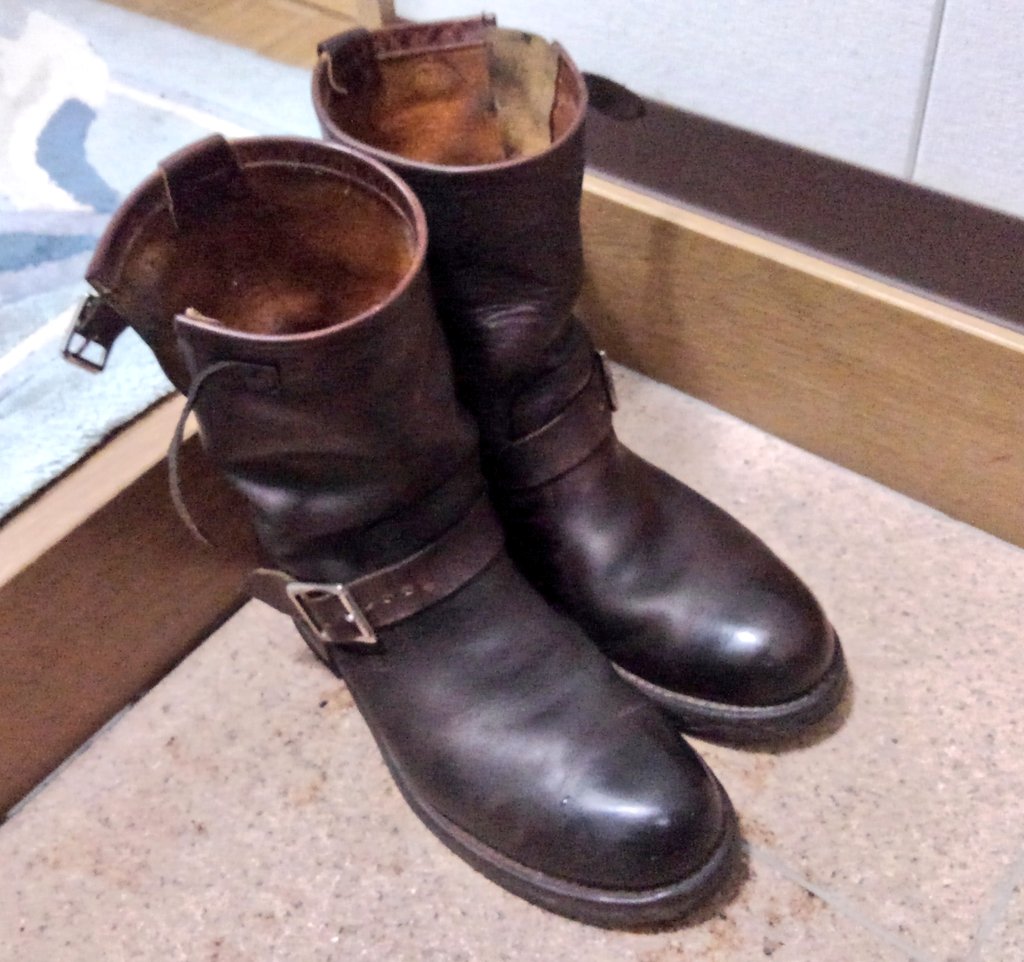 Red Wing 2972 エンジニアブーツ 色変え ワークブーツエイジング記録