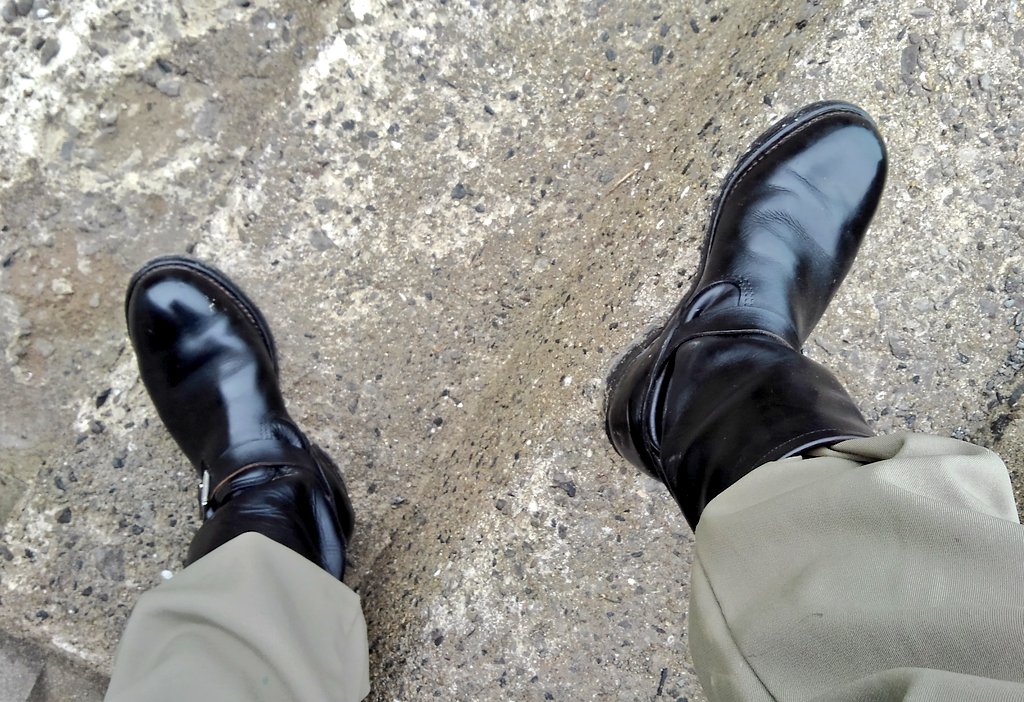Red Wing 2972 エンジニアブーツ 色変え ワークブーツエイジング記録