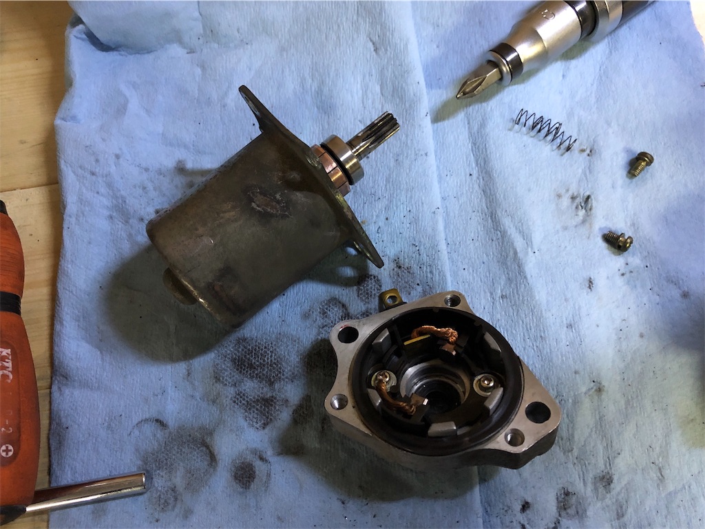 AF61 トゥデイ セルが使えなくなったので修理 - seven's Garage