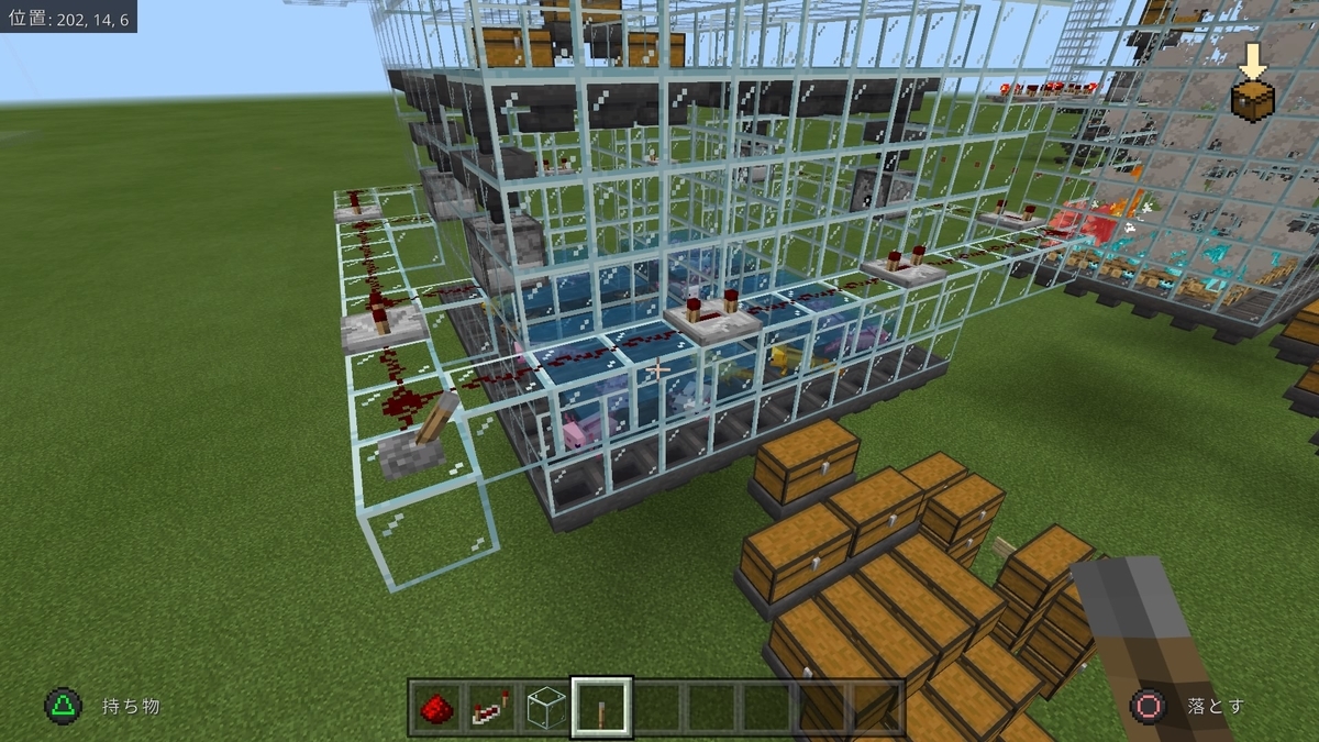 マイクラ統合版 ウーパールーパーvs青い炎 イカ墨ドロップ対決 1 17 シニャのマイクラ広場