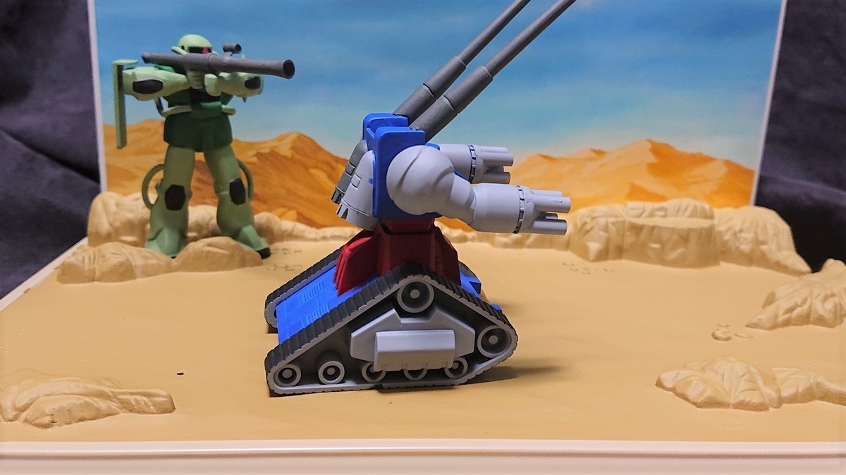 グフの日】1/250 ランバ・ラル特攻【ガンダム情景模型】 - シニャの