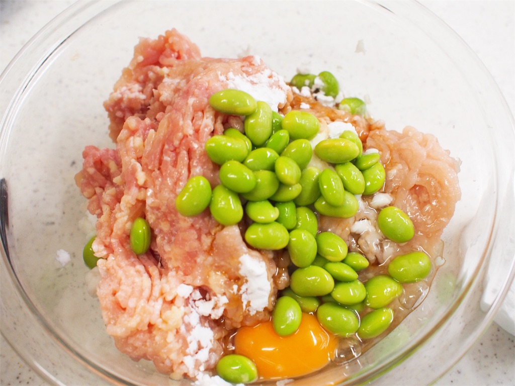 レシピ 枝豆入り ふんわりはんぺんつくね しにゃごはん Blog
