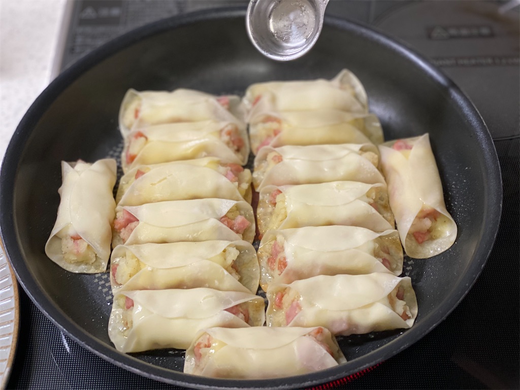 レシピ じゃがいもとウインナーのチーズ棒餃子 しにゃごはん Blog