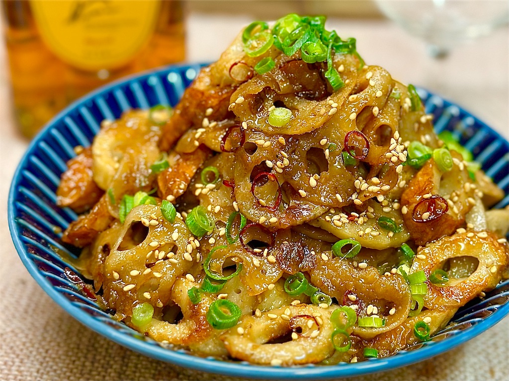 レシピ】ちくわとれんこんのおかかきんぴら炒め - しにゃごはん blog