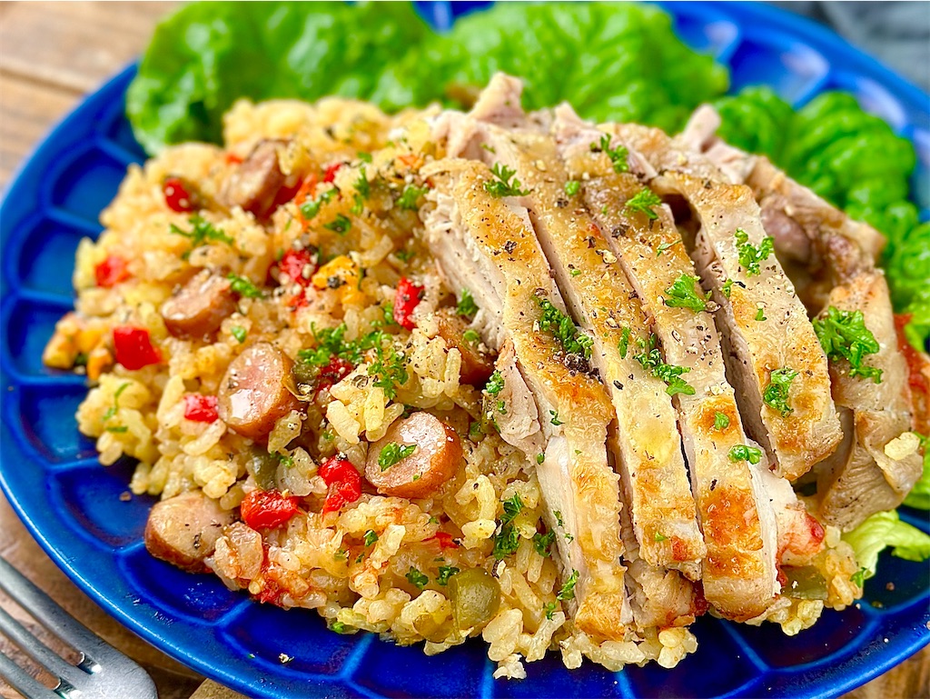 [B! レシピ] 【レシピ】炊飯器で簡単♬香ばしチキンジャンバラヤ♬ しにゃごはん blog