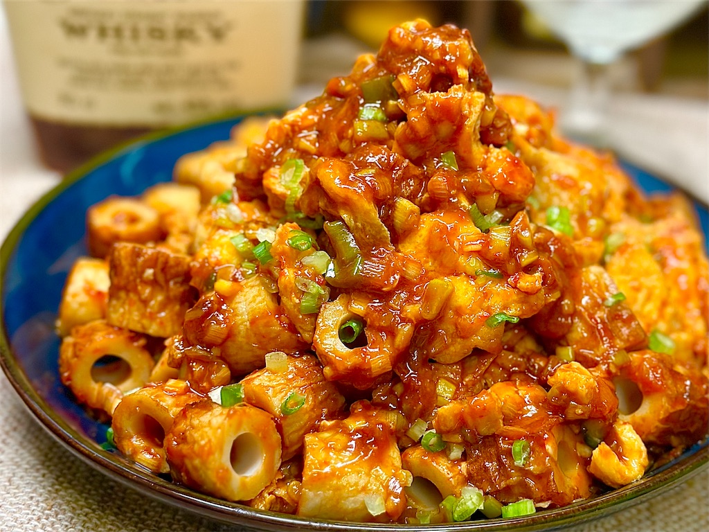 レシピ】ちくわと卵のチリソース炒め - しにゃごはん blog