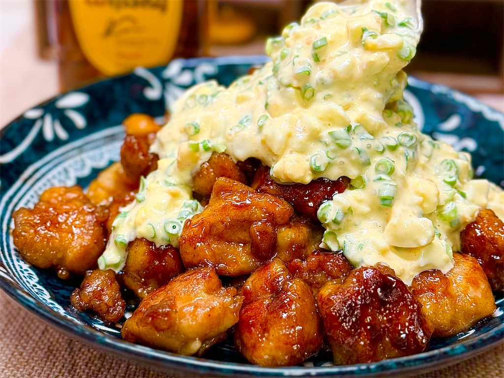 レシピ】ひとくちチキン南蛮の♬ねぎ味噌タルタルがけ♬ - しにゃ